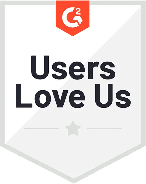 G2 Users Love Us Badge