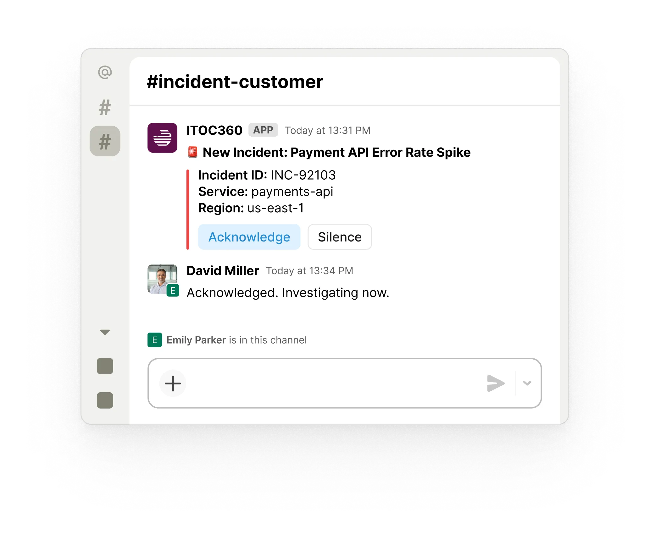 ITOC360 Slack Integration